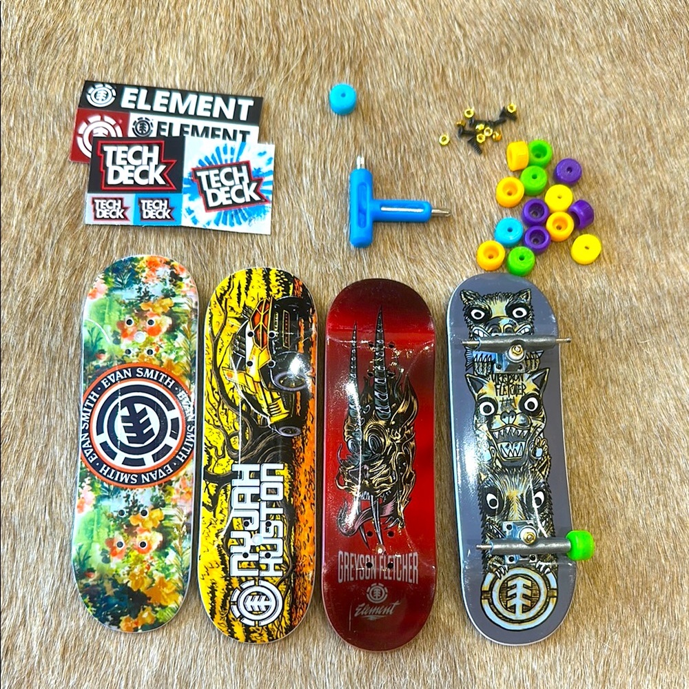Element Tech Deck Fingerboard Set - Multicolor